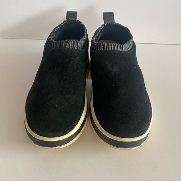 Stuart Weitzman SW-612 Suede Slip-On Sneakers Black Size 5.5 - Picture 4 of 11